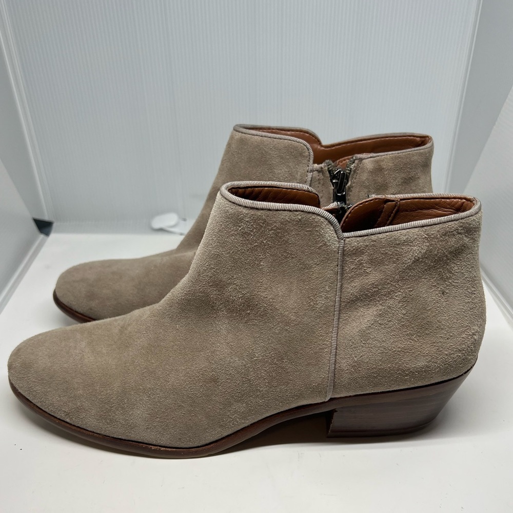 Sam Edelman Suede Petty Ankle Boots Size 8.5